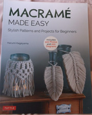 MACRAME MADE EASY beginner pattern project instruction boho decor accessories
