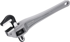 350Mm (14 Inch) Heavy Duty Aluminum Offset Pipe Wrench, 50Mm (2") Jaw Capacity