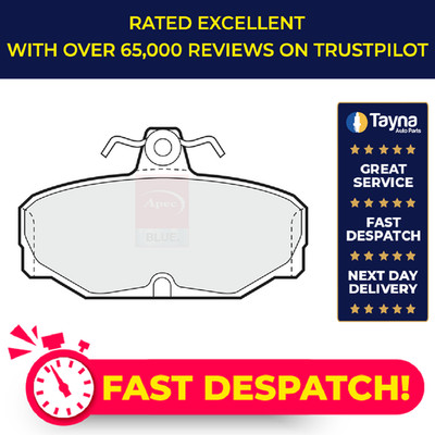 Brake Pads Set fits TVR TUSCAN Mk2 3.6 Rear 04 to 06 APA6 Apec Blue Quality New