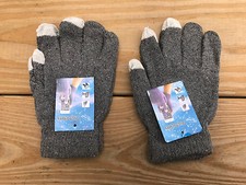 Lot of 2 Gloves Touchscreen Gloves Outdoor Winter Acrylic Gloves One Size Fitall
