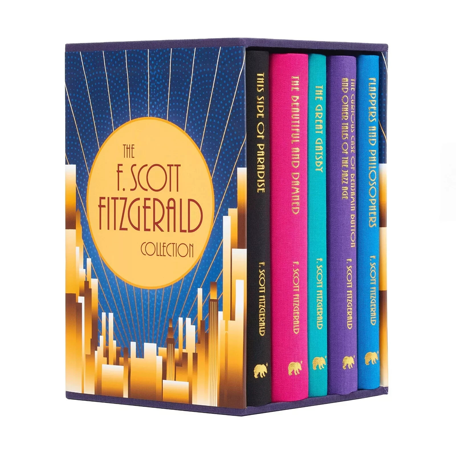 F. Scott Fitzgerald Collection Deluxe 5 Volume Box Set Edition Arcturus Collecto