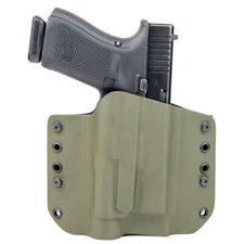 OWB Kydex Light Bearing Holster for Handguns with OLIGHT PL-TURBO - OD GREEN