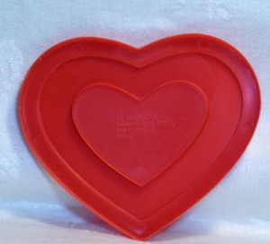 Vintage Wilton Cookie Cutter - Heart in Heart Valentine ...