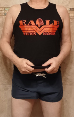 Eagle Wilton Manors Men's Tank Top Muscle Shirt Medium Black