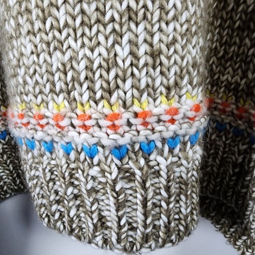 AMERICAN EAGLE Cardigan Womens L XL Alpaca Wool Aztec Nordic Knit Cottagecore - Picture 13 of 24