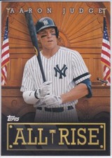 AARON JUDGE New York Yankees ALL RISE Insert BASEBALL CARD 2020 Topps RED HOT!