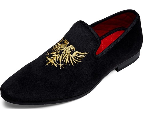 Jousen Men's Loafers Velvet Slip On Dress Men Shoes Soft Vintage Luxury Mens 11 - Picture 3 of 6