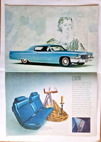Cadillac Range Sales Prospekt 1969 Fleetwood Coupe De Ville etc 1969 - Bild 11 von 14