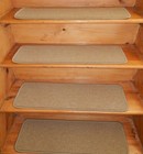 13=Step 9" x 30" + Landing 30" x 30" Stair Treads Woven Wool Jute Backing carpet
