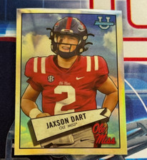 JAXSON DART 2022 Bowman U Chrome 1952 Flashback Refractor #52BF-13 Giants QB QTY