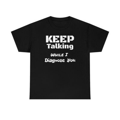 Keep Talking Unisex Heavy Cotton Tee