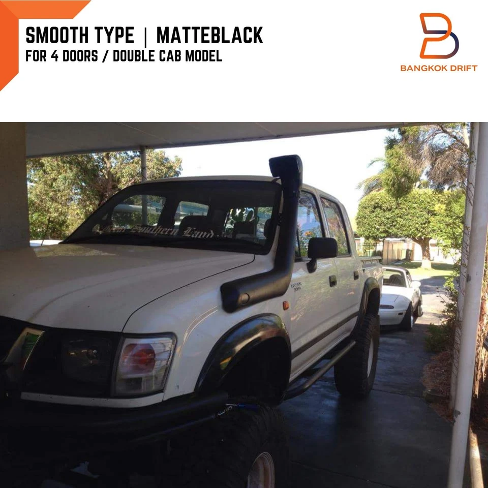 4 PUERTAS 3" NEGRO MATE GUARDABARROS BROTES APTOS PARA TOYOTA HILUX MK4 MK5 97-04 LN167 LN145 Foto 3 de 4