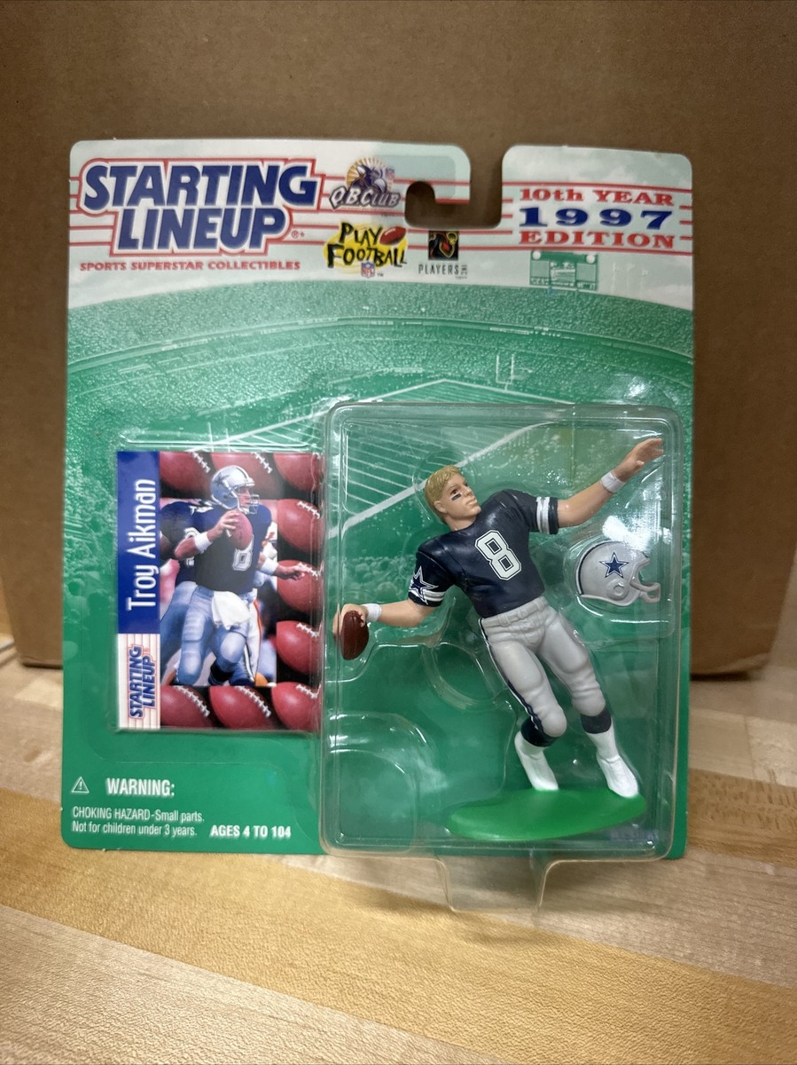 1997 NFL Starting Lineup Troy Aikman Dallas Cowboys Action Figure