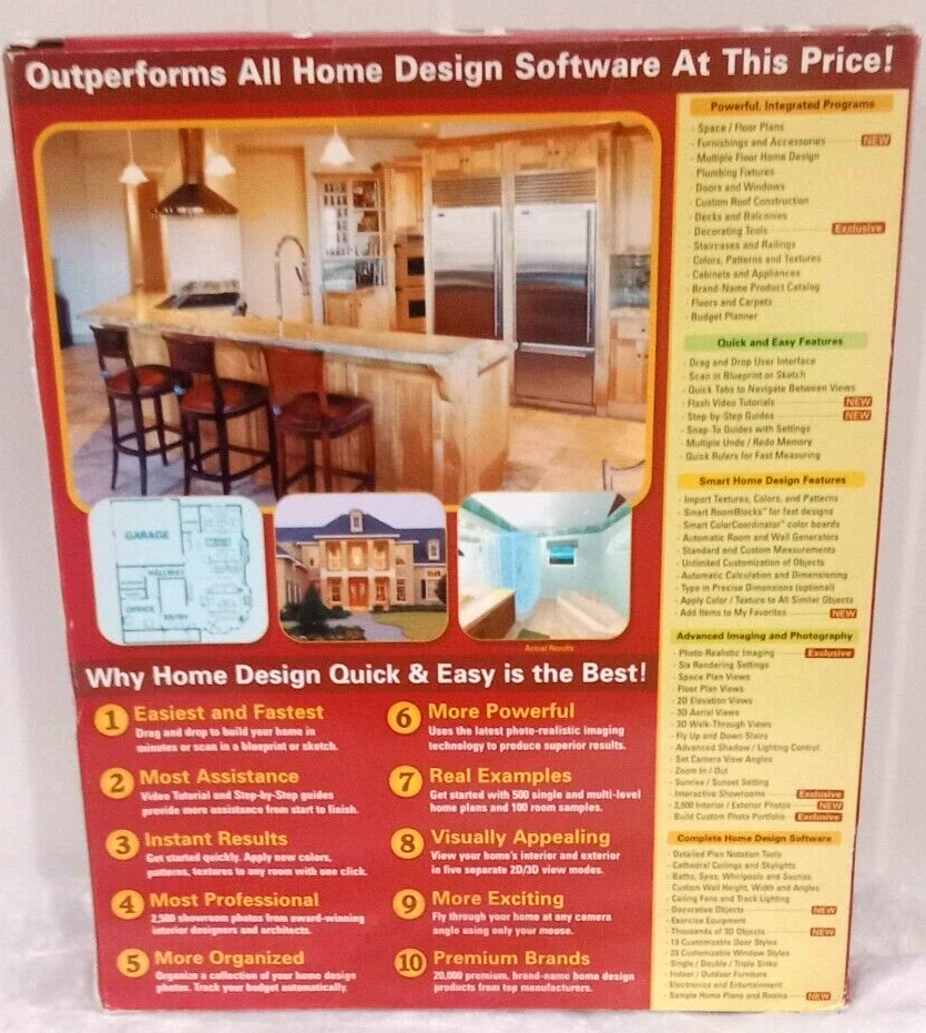 Home Design Quick & Easy Software 6 Programs In One! - Image 2 of 4