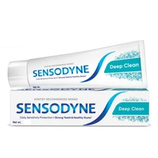 Sensodyne Deep Clean Toothpaste - Daily Sensitive Protection + Healthy Gums -40g