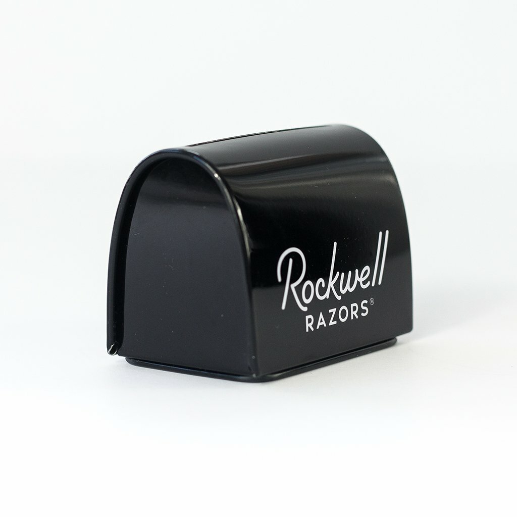 Rockwell Razors Blade Bank - Safety Razor Blade Disposal Case, Recyclable, Black