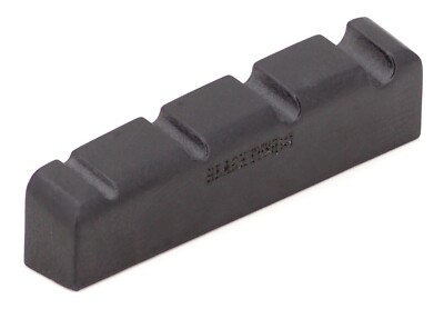 GRAPHTECH Black TUSQ XL PT-1238-60 - Slotted Bass Nut, 4-String (38 x 6 mm) - El