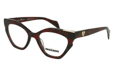 Montatura occhiali da vista donna montature John Richmond cat eye rossi a gatto