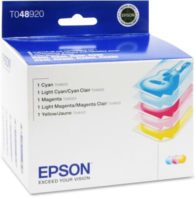 EPSON T048920 MULTIPACK 5 COLOR INK CARTRIDGES (220, 320, 420, 520, 620)