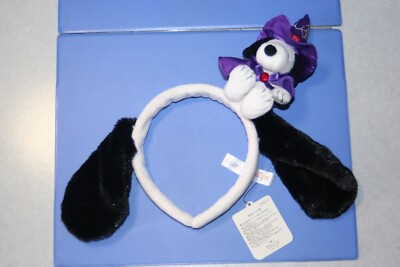 USJ Headband Peanuts Snoopy Halloween Universal Studios Japan Ears Plush New! USJ Headband Peanuts Snoopy Halloween 2023 Universal  main image 3