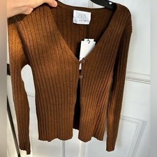 Zara kids ribbed knit cardigan 2756 709