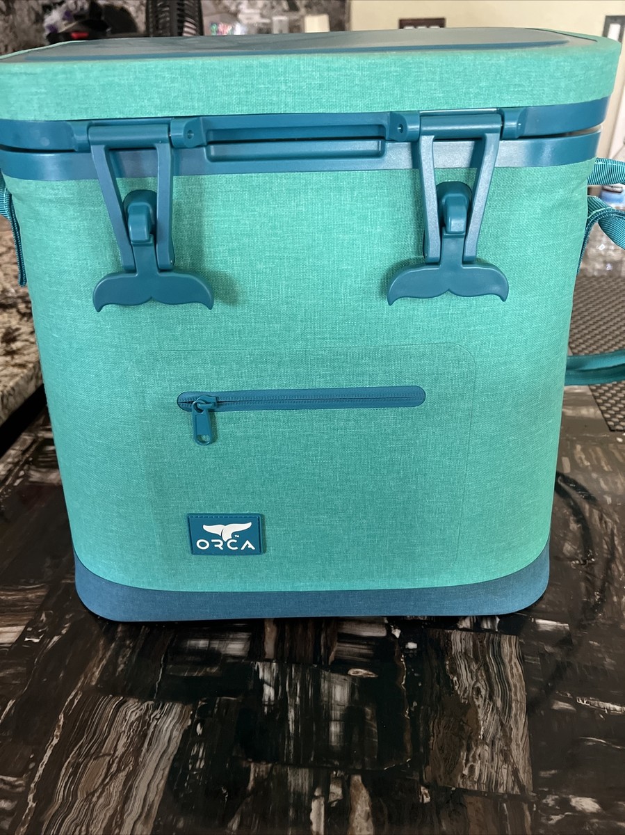 ORCA Borsa Termica Wander Tote - Mantiene Le Bevande Fredde, Impermeabile, Senza Cerniera, Con Tasche, Per Spiaggia, Picnic, Escursioni