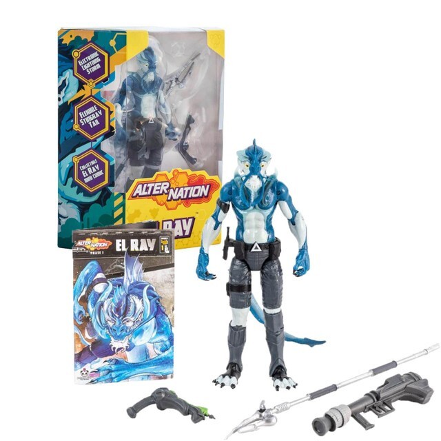 Alter Nation El Ray Figure The Human Manta Ray Catfish Hybrid 5.5"" Action Figure
