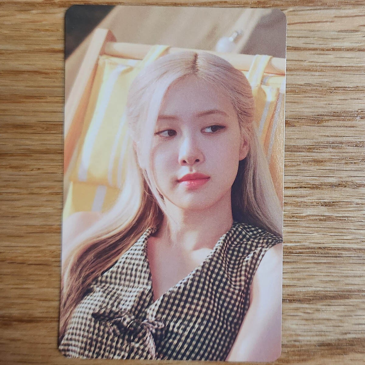 BLACKPINK ROSÉ 公式　タグ　トレカ Rose Official Photocard Blackpink The Game The Girls Reve Pink Ver