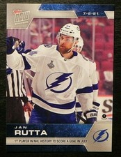 2020-21 20/21 TOPPS NOW NHL Sticker #220 Jan Rutta Tampa Bay Lightning