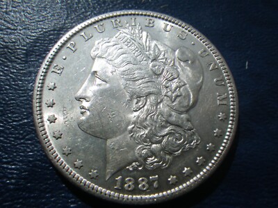 1887''S''MORGAN $-UNC/MS++++EXQUISITE/SHARPLY DETAILED+NO BAG GOUGES OR SCRATCHES