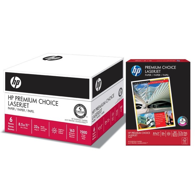 HP Printer Paper Premium32 8.5 X 11 Paper Letter Size 32 LB Paper 100