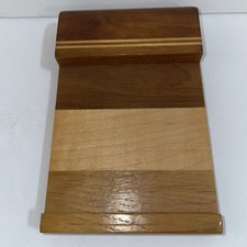 David Levy Beautiful Woods Inlay Sticky Note Holder Handmade Signed Davis CA