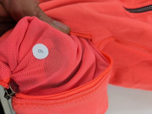 LULULEMON Forme Chaqueta Luz Acampanada Tintero Rayas Pulgares Agujeros Cremallera Bolsillos 6 - Imagen 6 de 8