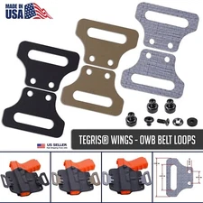 OWB Tegris Belt Loops for Holsters - Fit 1.50in & 1.75in Belts - Multiple Colors