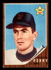 1962 Topps Baseball #199 Gaylord Perry VG