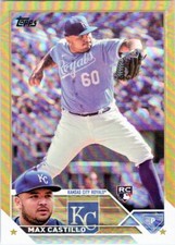 2023 Topps Gold Rainbow Foil #261 Max Castillo RC Kansas City Royals