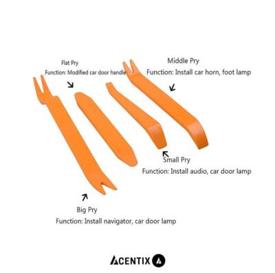 Pannello Clip Corpo Porta Autoradio Taglio Cruscotto Audio - Foto 4