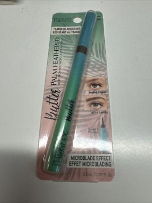 Butter Palm Feathered Micro Brow Pen, Universal Brown,  P171942 0.017 fl oz New