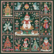 Christmas Spirit Madeira Classic Counted Cross Stitch Pattern - 14 CT