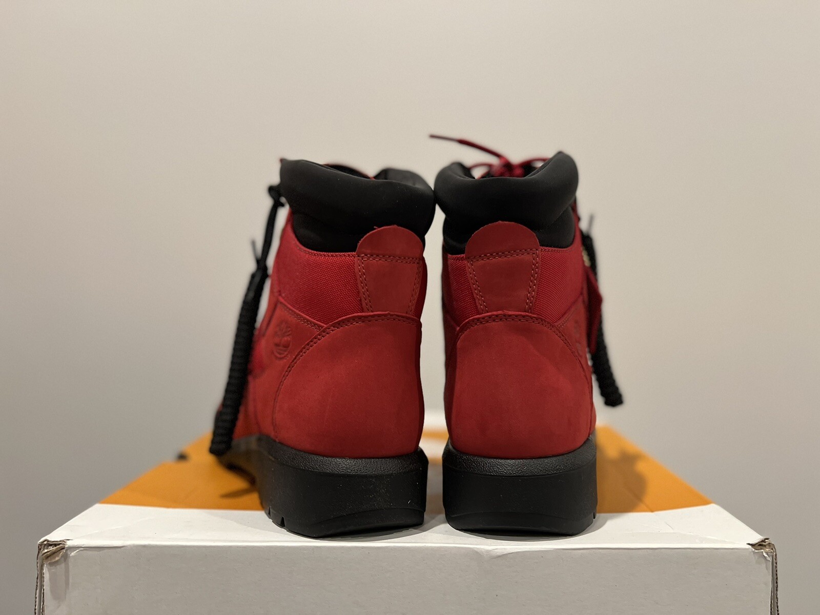 Timberland x Field Boot Limited Red Kith Villa Supreme LV BBC Rare 11.5 image 2