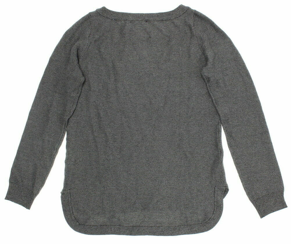 Ribbed Texture Pullover Tunic Sweater 
