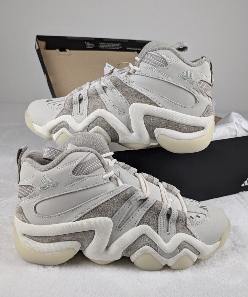 Adidas Crazy 8 Shoes Mens 9 Womens 10 Off White Sesame NIB