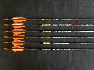 Black Eagle X Impact .300 .001 Fletched 2.5'' Fusion Super Sorted 6pk BRAND NEW