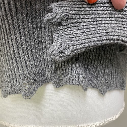 Jolie Distressed Pullover Grau Damen Größe S - Bild 2 von 7