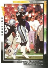 1992 WILD-CARD Mervyn Fernandez RAIDERS CFL San Jose St SJSU-SPARTANS
