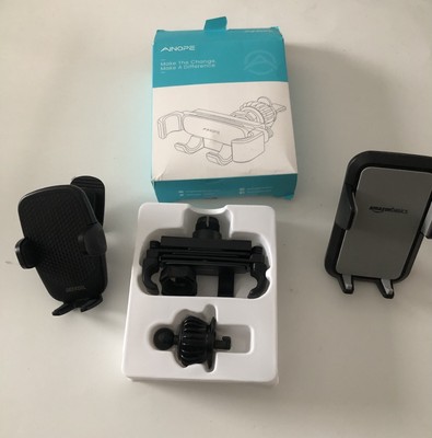 Lot of 4 Phone Holders for Car Vent (Ainope S3, Geekool, Amazon)