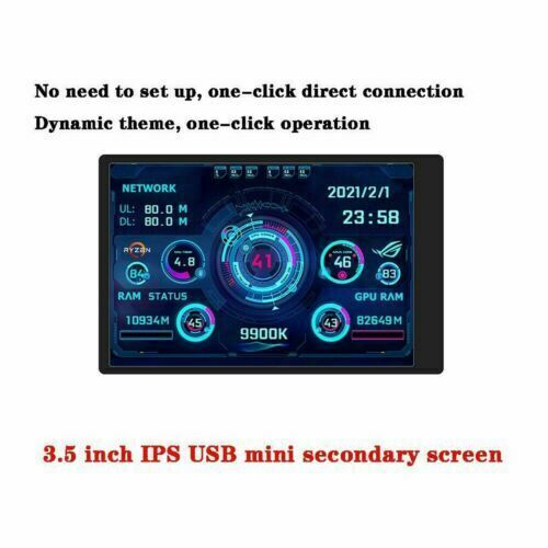 Hot 3.5" IPS Screen Monitor Type C Secondary Mini IPS Monitor Computer of AIDA64 - Picture 4 of 8