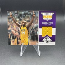 2012-13 Shaquille O’Neal Limited Curtain Call Game Worn Jersey Patch Lakers /199