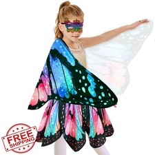 Niurui Fairy Butterfly Wings Costume Girls Halloween Play