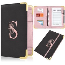 YeeCASE Server Book, Alphabet Waitress Book for Waitress, Leather Waitess S